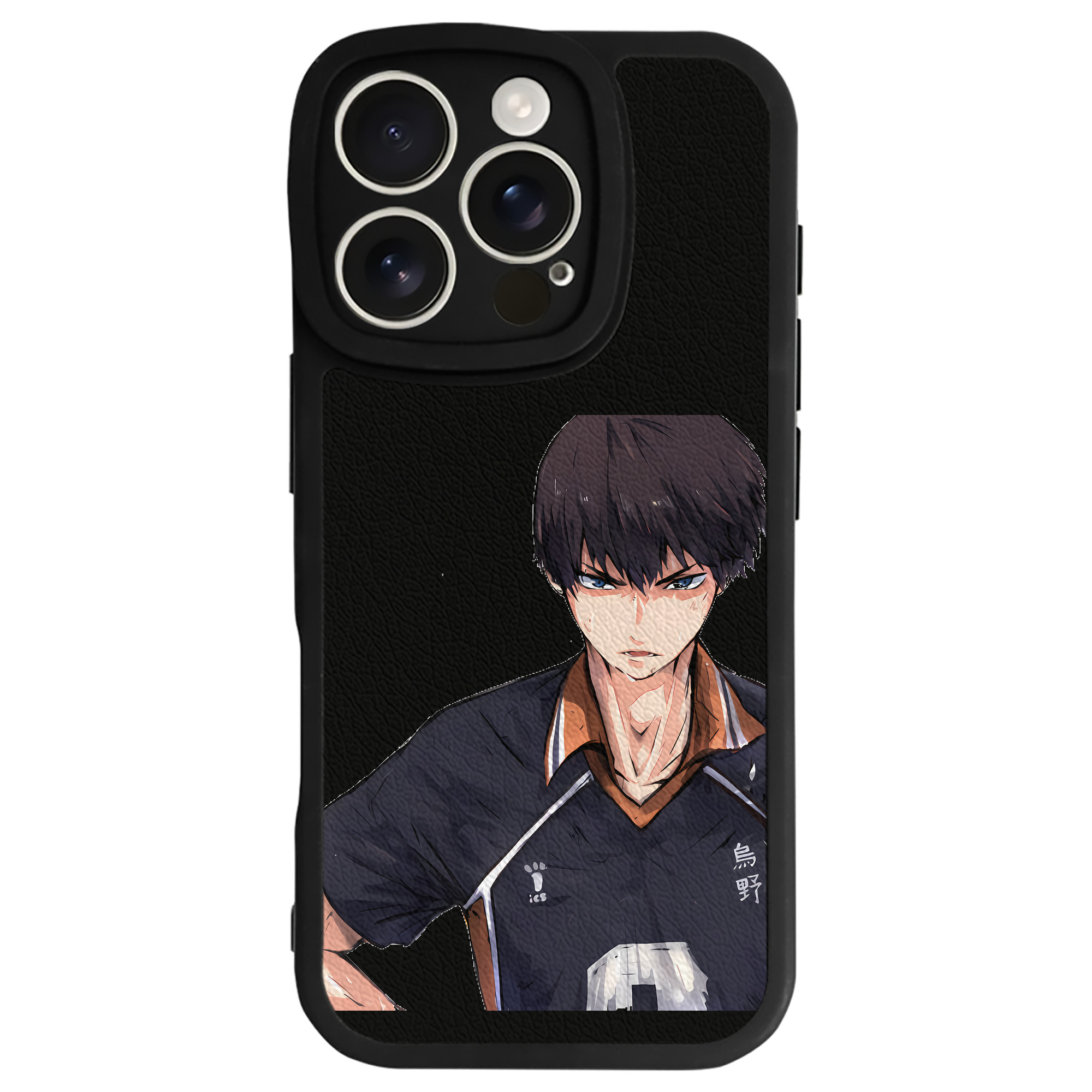 （画像用） ハイキュー!! Haikyu!! 【iPhone 16シリーズ対応】シリコンスマホケース（レザー調） 材質：シリコン